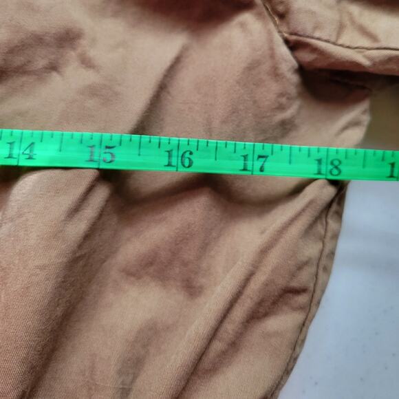 Anthropologie Willow & Clay Khaki Military Utility Hooded Jacket Womens Size S - Picture 4 of 10